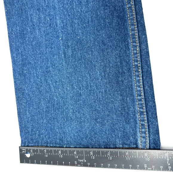 Levi's 505 Regular Fit Jeans Blue Wash Straight Leg Mens W34 L30 - Picture 11 of 13